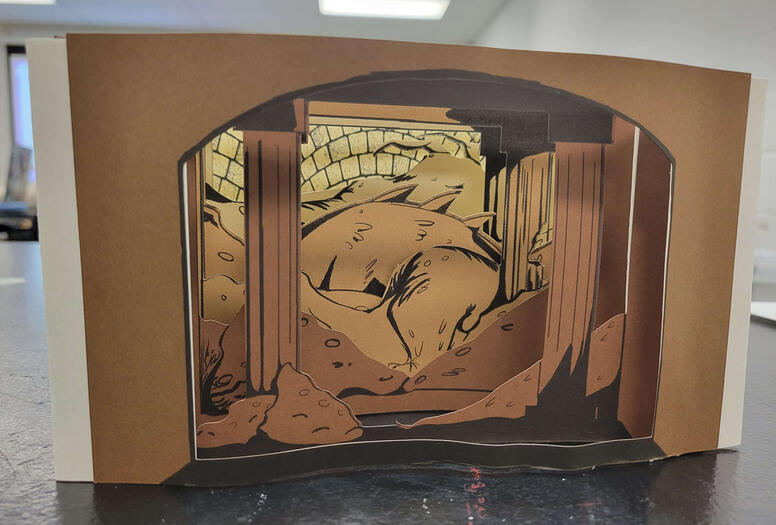 Dragon&#39;s Lair - Tunnel Book