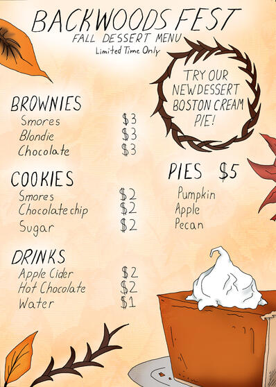 Menu Poster - Lettering