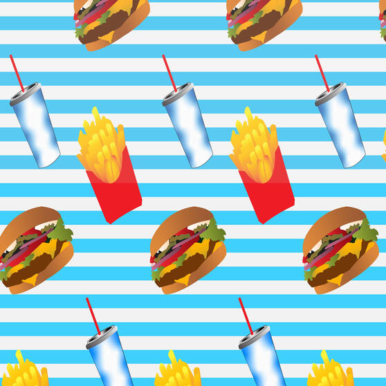 Fast Food Pattern (Wendys)