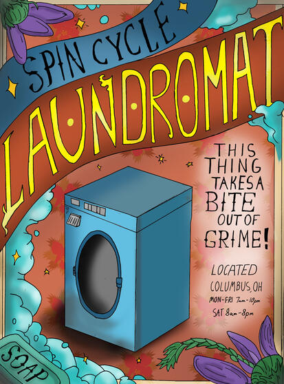 Victorian Advertisement - Poster Lettering