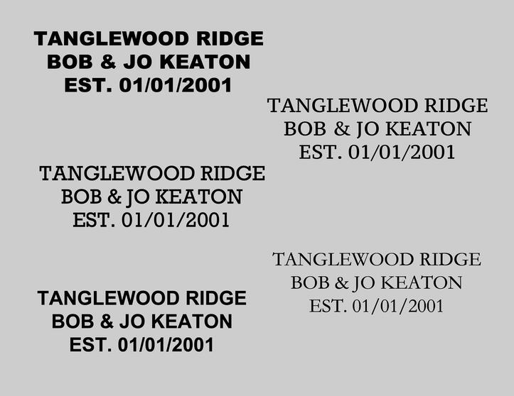 Text Variations for Template